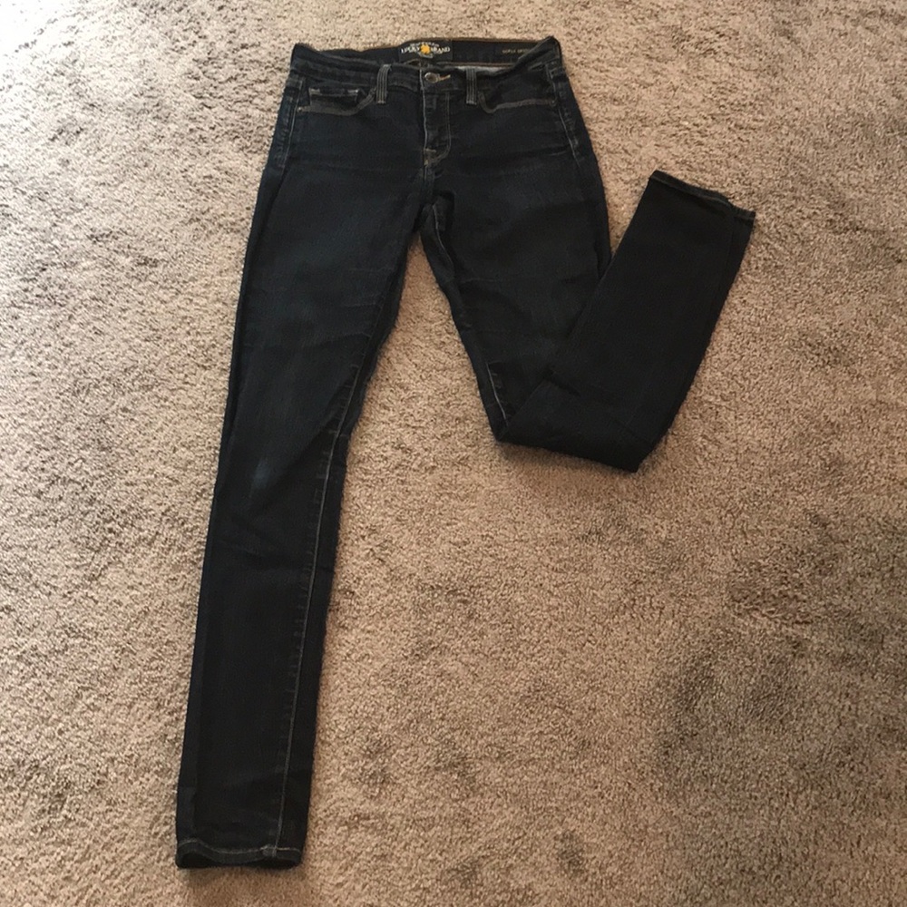 Lucky Sofia dark wash skinny jeans